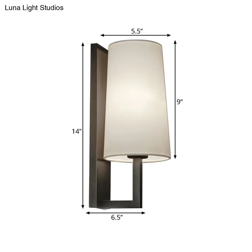Modern Cone Wall Sconce In Chrome For Bedside Lighting