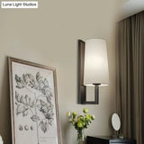 Modern Cone Wall Sconce In Chrome For Bedside Lighting