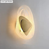 Modern Creative Minimalist Glass Wall Lamp for Study Room Bedroom Bedside Lighting Wall Light