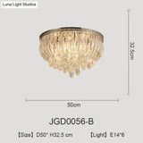 Modern Crystal Ceiling Lights For Kitchen Living Room Kids Bedroom Lamp Vintage Led Dining Light