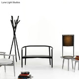Modern Drum Desk Lamp: Fabric Led Reading Light In Black/White For Bedroom
