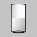 Modern Drum Desk Lamp: Fabric Led Reading Light In Black/White For Bedroom White