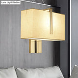 Modern Fabric Led Wall Sconce In Chrome - Stylish Lighting For Living Room