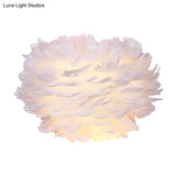 Modern Feather Wall Lamp: Stylish Ambient Lighting For Living Room & Bedroom Decor
