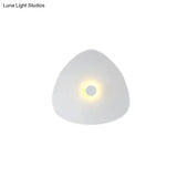 Modern Flaky Sconce Light: 7/9/11 Acrylic Led Wall Mounted Fixture In Grey/White