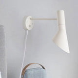 Modern Flare Wall Sconce Light In White/Grey With Rotating Node White