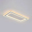 Modern Flush Mount Ceiling Light With Thin Acrylic Frame - Warm/White Led Indoor Lighting White /