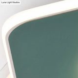 Modern Geometric Flush Nordic Metal & Acrylic Integrated Led Ceiling Light