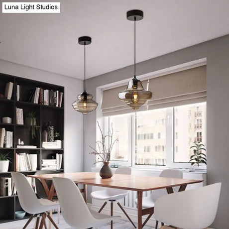 Modern Glass Pendant Lighting For Dining Room Table