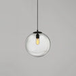 Modern Globe Pendant Light: Simple Glass Fixture For Restaurants Clear / 6