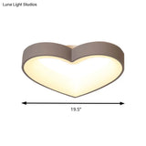 Modern Gray Acrylic Led Flush Light For Foyer Bathroom Energy - Saving Nordic Ceiling Mount