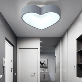 Modern Gray Acrylic Led Flush Light For Foyer Bathroom Energy - Saving Nordic Ceiling Mount Grey /