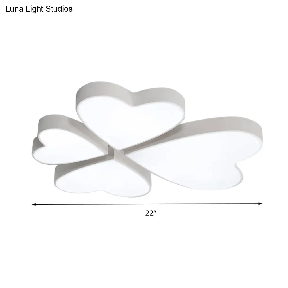 Modern Led Acrylic Flush Mount Ceiling Light For Living Room - Contemporary Lighting