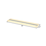 Modern Led Acrylic Flush Mount Light - 16/23.5/31.5 Wide White Ceiling Fixture With Warm/White