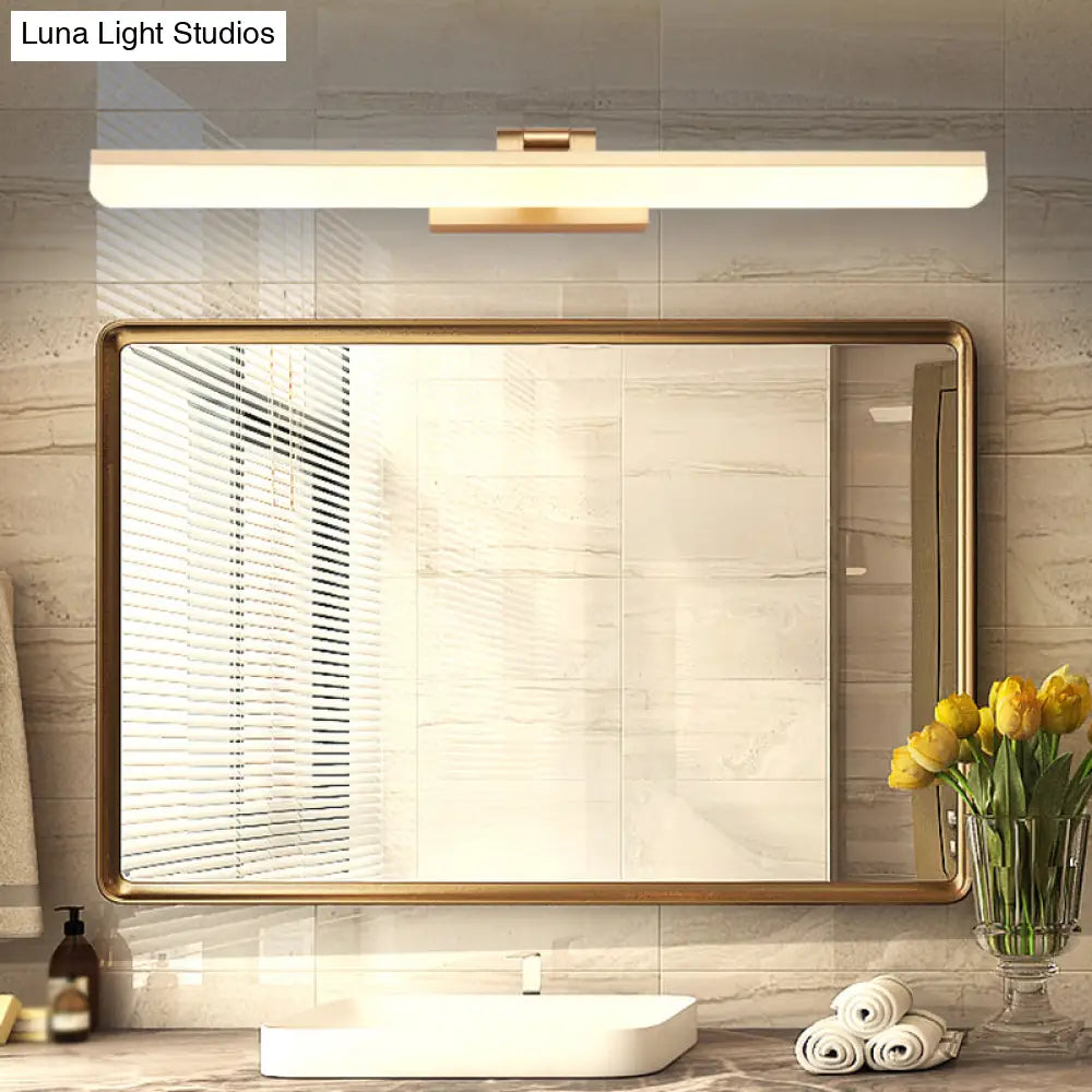 Modern Led Bathroom Mirror Cabinet Light In 3 Color Finishes