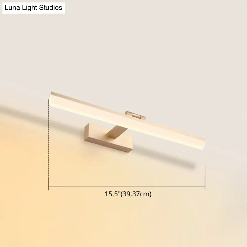 Modern Led Bathroom Mirror Cabinet Light In 3 Color Finishes