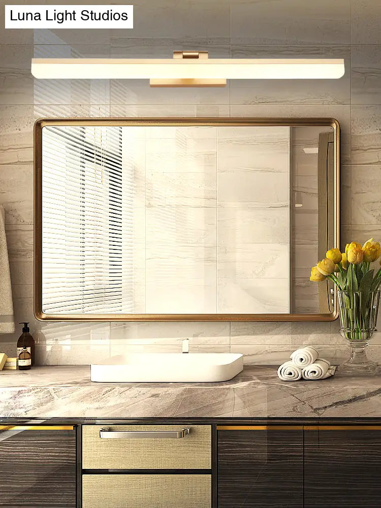 Modern Led Bathroom Mirror Cabinet Light In 3 Color Finishes
