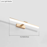 Modern Led Bathroom Mirror Cabinet Light In 3 Color Finishes