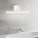 Modern Led Bathroom Vanity Light - Stylish Black/White Wall Lighting With Slender Metal Shade