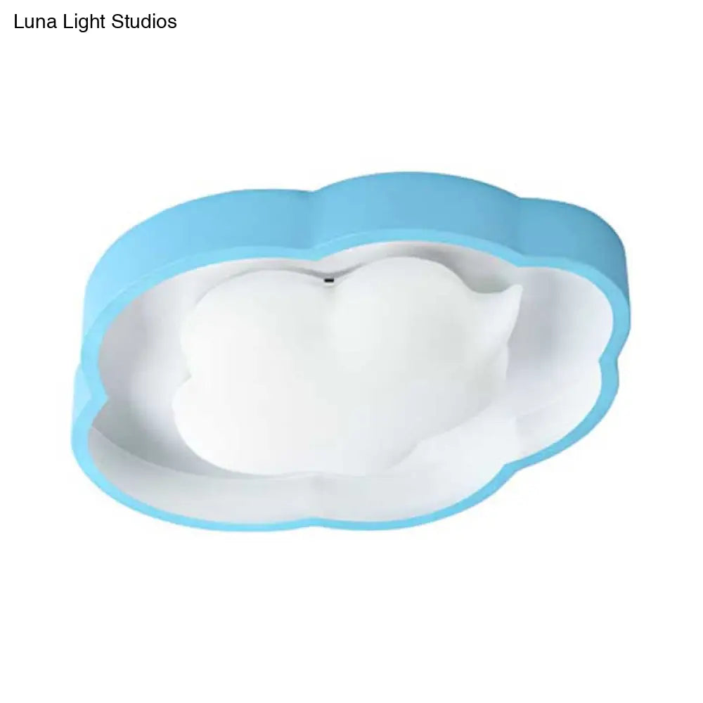 Modern Led Ceiling Fixture For Cloud - Inspired Children’s Bedroom