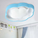 Modern Led Ceiling Fixture For Cloud - Inspired Children’s Bedroom White /