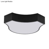 Modern Led Ceiling Lamp For Living Room - Metal & Acrylic Mount Light