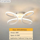 Modern Led Ceiling Lamp Lighting For Living Room Lustre Lamparas Light 72W 90W 120W Lampadario Lamp