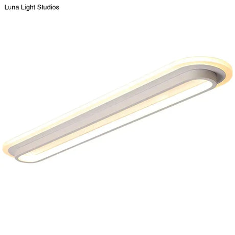 Modern LED Ceiling Lights For Living Room Corridor White Black Surface Mounted Lamp Ceiling
