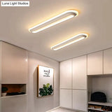 Modern LED Ceiling Lights For Living Room Corridor White Black Surface Mounted Lamp Ceiling