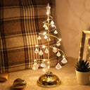 Modern Led Crystal Desk Lamp: Silver/Gold Christmas Tree Design For Bedroom Gold