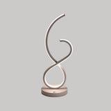 Modern Led Desk Lamp With Bendable Acrylic Shade - Warm/White Light
