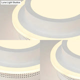 Modern Led Flush Ceiling Lamp In Black/White - Round Square Or Triangle Acrylic Design For Corridor