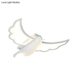 Modern Led Flush Ceiling Light For Kindergarten In White