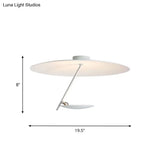 Modern Led Flush Mount Ceiling Light For Bedroom - 19.5’/23.5’ Wide