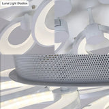 Modern Led Flush Mount Light For Dining Room With Acrylic Shade - 4/6/9 Lights Warm/White/Natural
