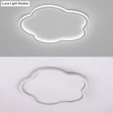 Modern Led Metal Flush Mount Ceiling Light Fixture For Flower Bedroom Illumination