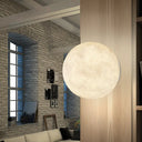 Modern Led Resin Wall Mount Light - Spherical Yellow 6/10 Dia Sconce For Living Room / 6