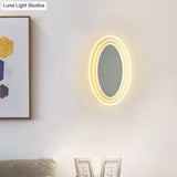Modern Led Rotatable Wall Mount Light Fixture In Black/White With Warm/White Lighting