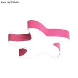 Modern Led Starfish Acrylic Ceiling Chandelier For Corridor