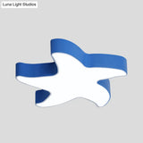 Modern Led Starfish Acrylic Ceiling Chandelier For Corridor