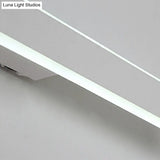 Modern Led Vanity Lamp For White Bathroom Mirror - Available In White/Warm Light 3 Sizes