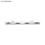 Modern Led Vanity Mirror Light With Rotatable Acrylic Design And Warm/White Lighting - Perfect For