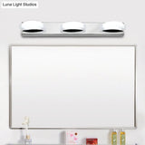 Modern Led Vanity Mirror Light With Rotatable Acrylic Design And Warm/White Lighting - Perfect For