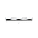 Modern Led Vanity Mirror Light With Rotatable Acrylic Design And Warm/White Lighting - Perfect For