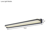 Modern Led Vanity Wall Sconce - Nickel Finish With Stainless-Steel Shade In Warm/White Light 16/19.5