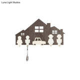 Modern Led Wooden Wall Light For Kids Bedroom & Foyer Stylish Sconce Lamp