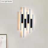 Modern Linear Led Wall Sconce In Acrylic White - Mounted Bedside Light Warm/White 12.5/16.5/20.5 H