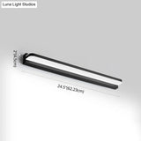 Modern Linear Vanity Wall Lamp Stylish Bathroom Lighting Solution With Multiple Sight Options