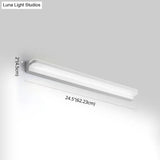 Modern Linear Vanity Wall Lamp Stylish Bathroom Lighting Solution With Multiple Sight Options