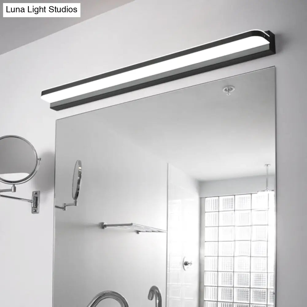 Modern Linear Vanity Wall Lamp Stylish Bathroom Lighting Solution With Multiple Sight Options